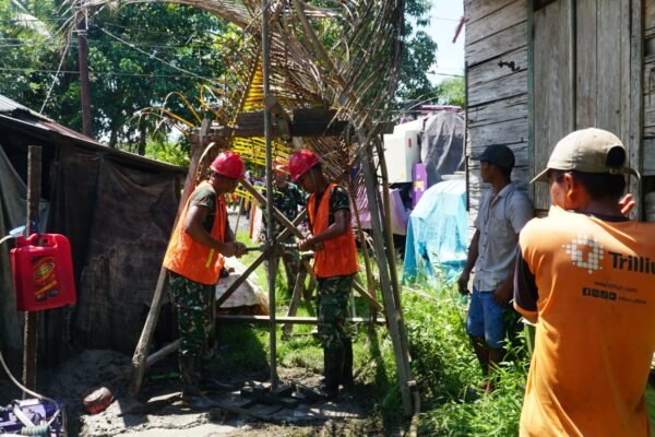 Pengeboran Sumur Bor TMMD Ke-129 Kodim 1011/Klk Capai Kedalaman 50 Meter