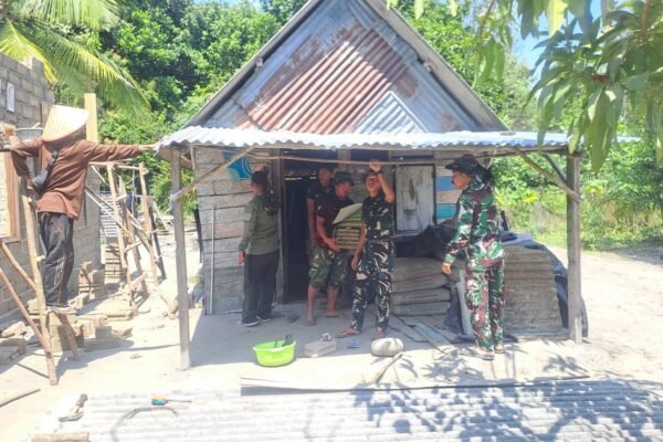 Rumah Pak Ardiansyah Mulai Dibongkar, Harapan Baru Hadir Lewat Program RTLH TMMD Ke-129