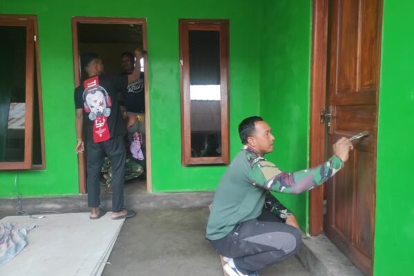 Rehab Rumah I Wayan Pasta Hampir Rampung, Gotong Royong Jadi Kekuatan Satgas TMMD Ke-129