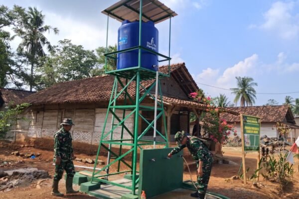 Hadirkan Infrastruktur Bermanfaat, Satgas Kodim 0412/LU Cek Sumur Bor di Dusun Tambak Rejo