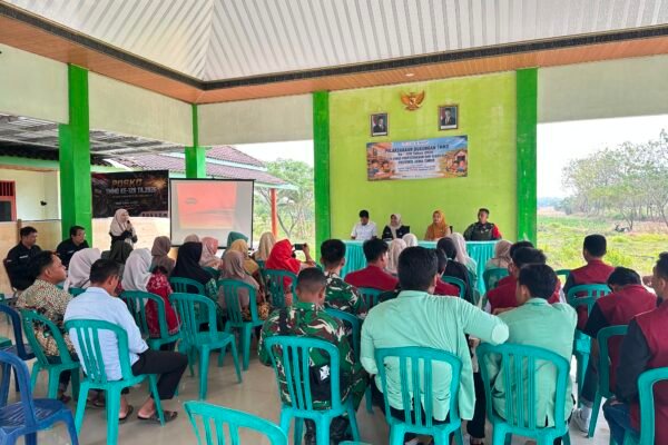 Balai Desa Kesongo Jadi Pusat Edukasi Literasi dalam Program TMMD Ke-129 Kodim 0813/Bojonegoro