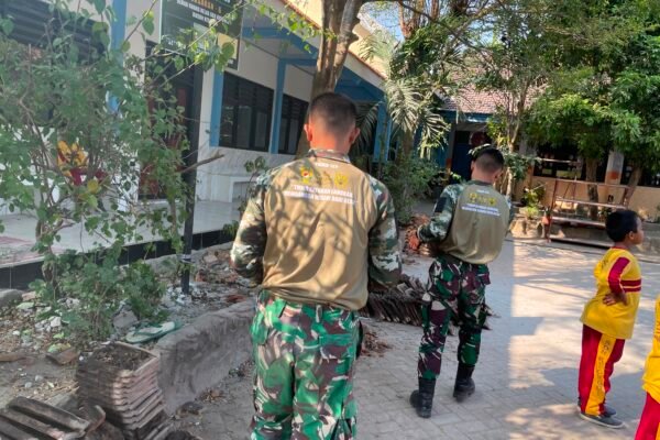 TMMD ke-129 Kodim 0813/Bojonegoro Berikan Perhatian pada Fasilitas Pendidikan melalui Pembenahan SDN Kesongo 1