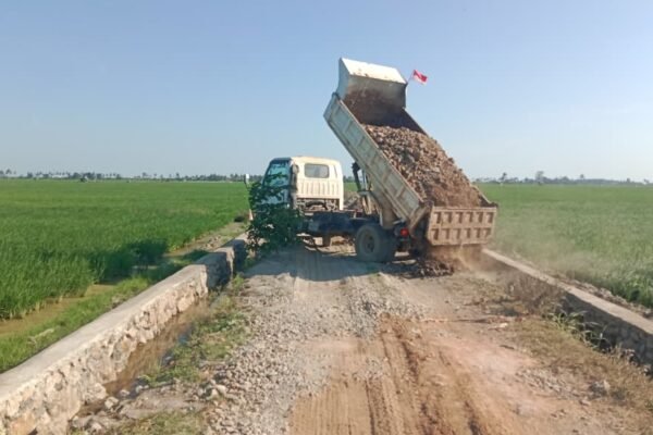 Nyaris Rampung! Jalan Tani TMMD Ke-129 Kodim 1404/Pinrang Capai 94 Persen