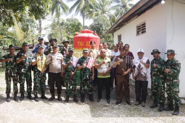 Pemantauan Sumur Bor oleh Tim Wasev TMMD Kodim Belu