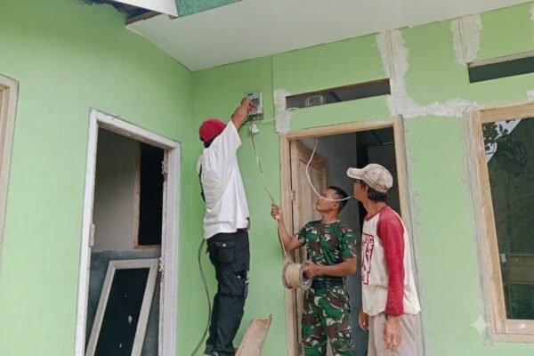 TMMD ke-129 Kodim 0410/KBL Terus Wujudkan Rumah Layak Huni bagi Warga Pinang Jaya