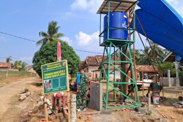 Sumur Bor TMMD ke-129 Mendekati Penyelesaian di Desa Baru Raharja