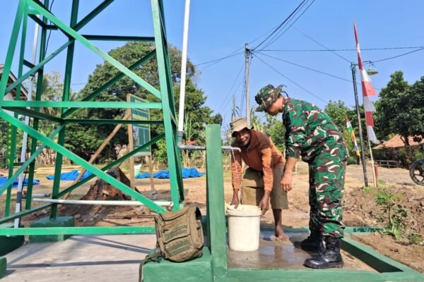 Sumur Bor TMMD Membantu Masyarakat Dalam Menghadapi Musim Kemarau