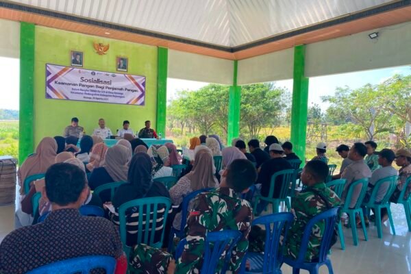 TMMD Ke-129 Kodim 0813/Bojonegoro Gelar Sosialisasi Keamanan Pangan bagi Penjamah Pangan di Desa Kesongo