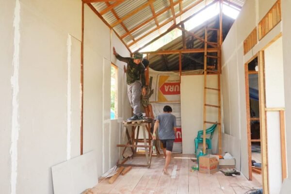 Satgas TMMD dan Warga Bersatu, Rumah Layak Huni Kian Nyata