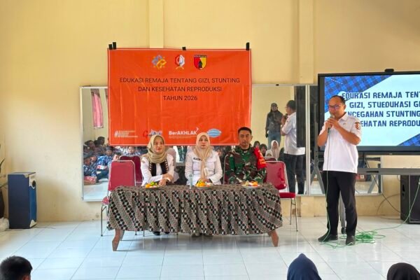 Edukasi Gizi dan Pencegahan Stunting Warnai Kegiatan Nonfisik TMMD Ke-129 di SMP 1 Atap