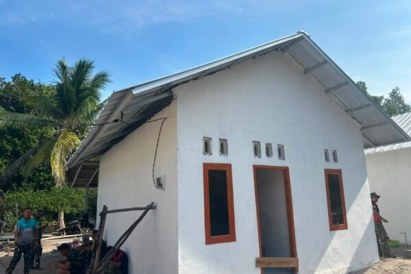 Harapan Baru Keluarga Ibu Rodiah, Rumah RTLH TMMD 129 Bangka Kian Mendekati Penyelesaian