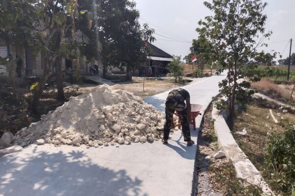 Penimbunan Tanah Jalan Kedung Pandan Terus Berlanjut, Satgas TMMD Bekerja Maksimal