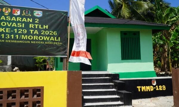 Renovasi RTLH Milik Bapak Hardi di Desa Pulau Dua Selesai, Satgas TMMD Wujudkan Hunian Layak