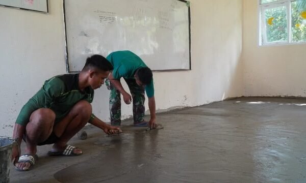Pekerjaan Renovasi SDN Polewali Memasuki Tahap Finishing