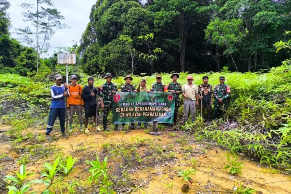 Meriahkan HUT ke-81 RI, TNI dan Warga Bersatu di TMMD 129 Nunukan
