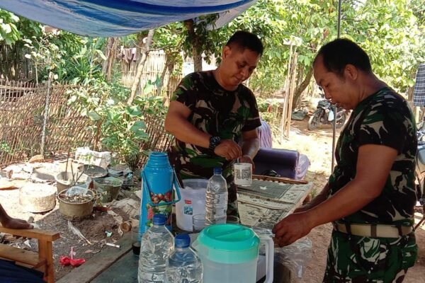 Kehangatan di Balik Pesta Es Dogan Bersama Satgas TMMD ke-129
