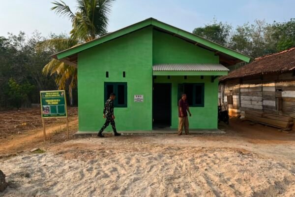 Rumah Layak Huni dan MCK Program TMMD ke-129 Kodim 0412/Lampung Utara Capai 99,89 Persen.