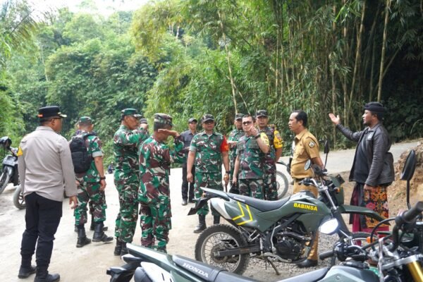 Katim Wasev TMMD ke-129 Tinjau Sasaran Fisik DPT dan Rabat Beton