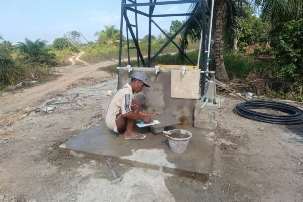Senyum Warga Dusun Janang Makin Lebar, Sumur Bor TMMD 129 Resmi Rampung