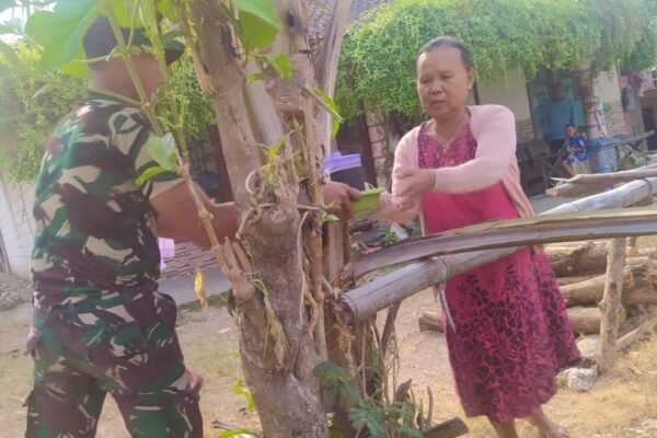 Kopi Tulus Ibu Muji: Bukti Kemanunggalan TNI-Rakyat di TMMD 129 Bojonegoro