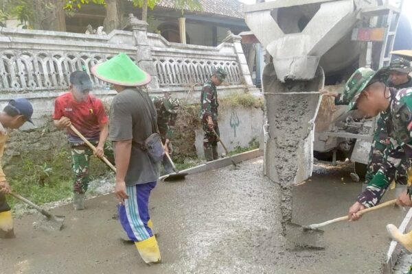 Sentuhan Akhir TMMD 129 di Dusun Mundu: Asa Baru Warga Kesongo di Atas Jalan Beton