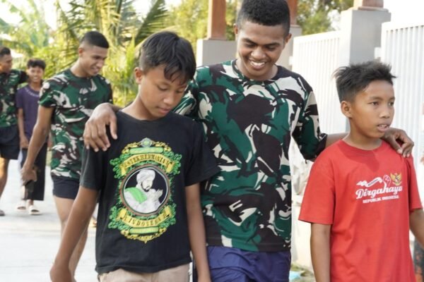 Gelak Tawa Anak-Anak di Atas Jalan Mulus TMMD 129 Bojonegoro: Merangkul Harapan di Pelosok Desa