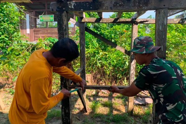 Air Bersih untuk Jamaah, Satgas TMMD Percepat Penyelesaian Sumur Bor Masjid Al-Hidayah