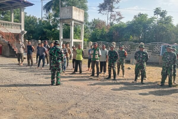 Apel Pagi Satgas TMMD Ke-129 Kodim 0102/Pidie Tingkatkan Kesiapan Personel Sebelum Bekerja