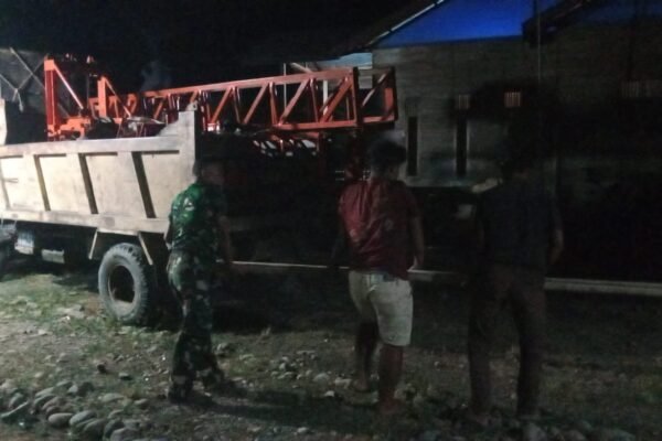 Satgas TMMD Ke-129 Kodim 0102/Pidie Langsir Mesin Sumur Bor Demi Percepat Penyediaan Air Bersih
