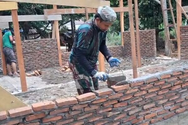 Satgas TMMD Ke-129 Kodim 0102/Pidie Optimistis Rehab RTLH Rampung Tepat Waktu