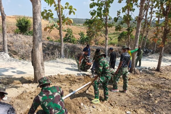 Mengejar Target Penutupan, Satgas TMMD 129 Berpacu dengan Waktu Penuntasan Pembangunan Tandon Air Dusun Bakon