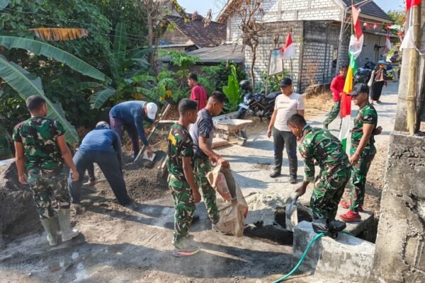 Sinergi Tanpa Sekat, Kerja Sama Apik Satgas TMMD 129 dan Warga Sukses Wujudkan Desa Tlemang yang Maju dan Mantap