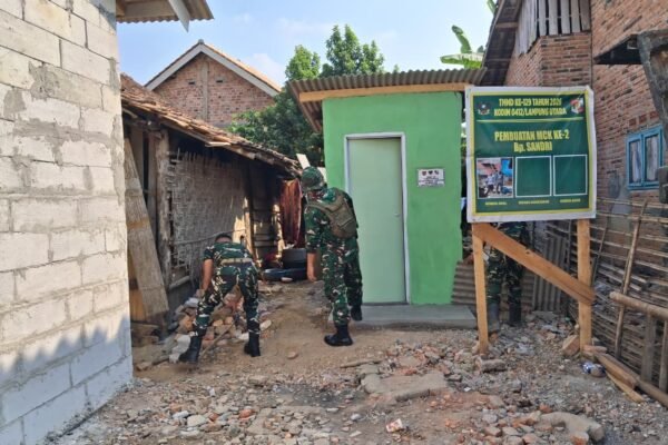 Rumah Layak Huni dan MCK Baru: Sukses TMMD Ke-129 di Lampung Utara