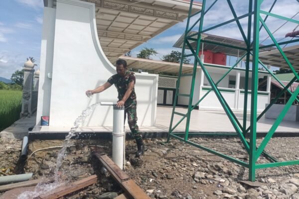 Dandim 0102/Pidie: “Sumur Bor TMMD Hadirkan Sumber Kehidupan Baru bagi Masyarakat”