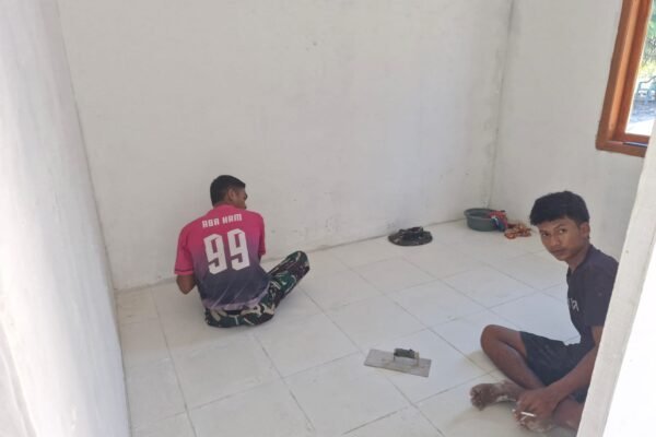 Finishing Makin Matang, RTLH Ibu Rodiah Bersiap Jadi Hunian Nyaman
