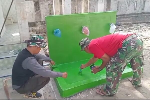 Tempat Wuduk TMMD ke-129 Kodim 0102/Pidie Rampung, Warga Blang Cot Kini Nikmati Fasilitas Ibadah yang Lebih Nyaman