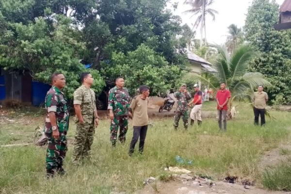 Pastikan TMMD Tepat Sasaran, Dandim 0102/Pidie Tinjau Lokasi Pembangunan di Desa Lhok Panah