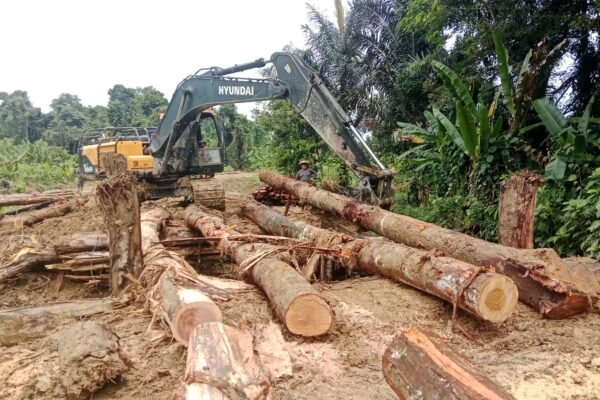 Kejar Target Tepat Waktu, Satgas TMMD ke-129 Kodim 1206/Putussibau Percepat Pembangunan Jembatan