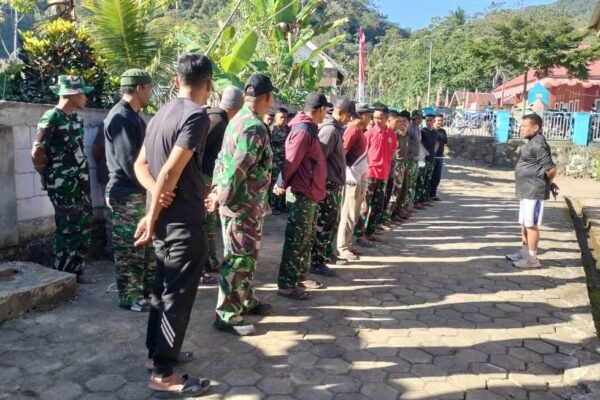 Pasi Ter Kodim 1407/Bone Pimpin Apel Pagi, Pastikan Kesiapan Satgas TMMD ke-129