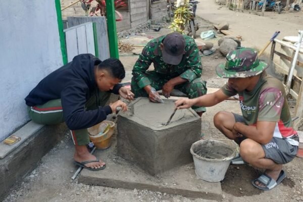 Satgas TMMD ke-129 Kodim 1407/Bone Buat Prasasti RTLH Milik Bapak Bella