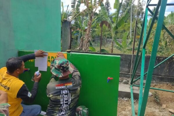 Fasilitas Ibadah Bertambah, Satgas TMMD Rampungkan Tempat Wudhu di Dayah Balul Ula Al-Munawarah