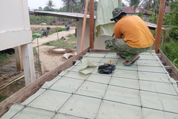 Bukan Sekadar Cor Beton, Satgas TMMD Ke-129 Bangun Tandon Air untuk Manfaat Jangka Panjang Warga