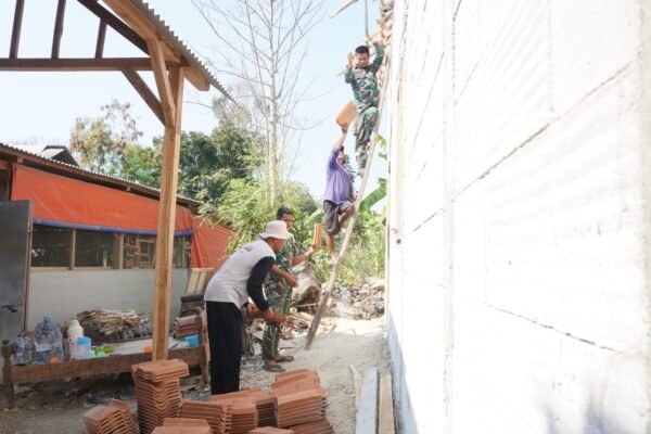 Program TMMD Wujudkan Hunian Sehat dan Nyaman di Desa Tlemang