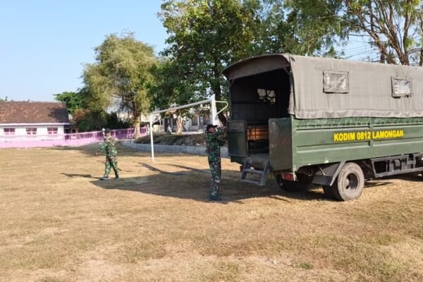 Sambut Purna Tugas Pengabdian, Kodim 0812/Lamongan Gelar Berbagai Persiapan Jelang Upacara Penutupan TMMD 129 di Pasarlegi