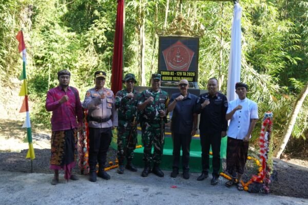 Gotong Royong Jadi Kunci, Jalan Rabat Beton TMMD Sekardadi Resmi Diresmikan