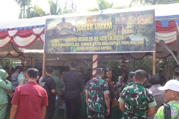 Usai Penutupan TMMD Ke-129, Kasdam XXII/TB Tinjau UMKM Binaan di Desa Bandar Raya