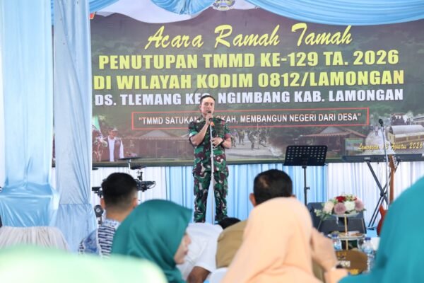 Kolonel Beny Hendra Apresiasi Sinergi Warga dalam Penutupan TMMD 129