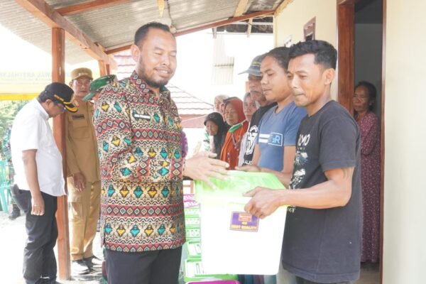 Kades Tlemang: Warga Harus Syukuri Bantuan RTLH dan Sembako TMMD 129