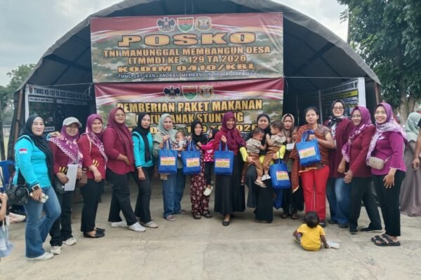 Satgas TMMD Ke-129 Kodim 0410/KBL Salurkan Paket Makanan Bergizi untuk Anak Stunting, Wujud Nyata Kepedulian TNI terhadap Generasi Penerus Bangsa