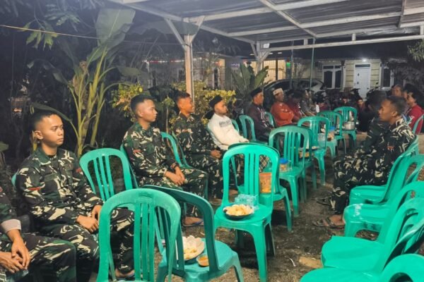 Keterlibatan TNI dalam Duka, Satgas TMMD ke-129 Hadiri Tahlil Ibu Sukari